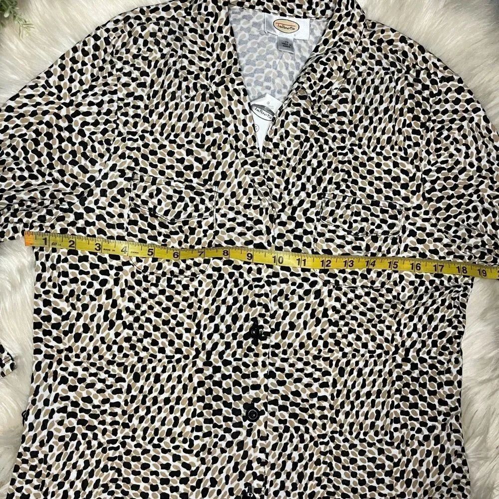 Talbots button up blouse sz 10 - Picture 5 of 6